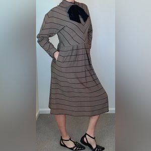 Vintage Silk Dress Size 8 by Richard Warren